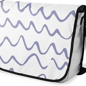 بوناميزون شنطة ماسنجر مدرسية مطبوعة رقميا مع حزام اسود للطلاب، شنطة كروس وشنطة ساعي، شنطة كتف للمدرسة، العودة الى المدرسة، المقاس: 29 × 36 سم