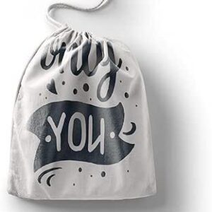 بوناميزون شنطة منتجات قطنية مطبوعة مع رباط، شنطة بقالة قابلة لاعادة الاستخدام، اكياس صديقة للبيئة وقابلة للتحلل البيولوجي، شنطة سفر، شنط تسوق، صديقة للبيئة، قابلة للطي، المقاس: 12×15 سم