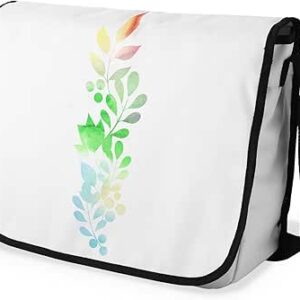 شنطة ماسنجر مدرسية مطبوعة رقمية بحزام اسود للبنات والاولاد من لو جاردين دو لين، شنطة ماسنجر للطلاب، شنط كتف مقاس 29 × 36 سم