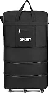 بيبيبسكي حقيبة سفر قابلة للتوسيع وقابلة للطي بعجلات مناسبة للسفر والعمل، اوكسفورد، بني