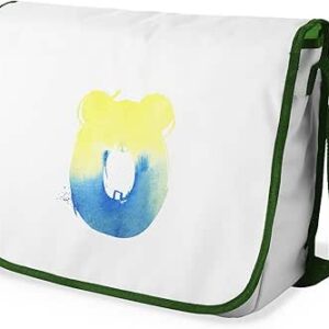 بوناميزون شنطة ماسنجر مدرسية مطبوعة رقميا مع حزام كاكي للطلاب، شنطة كروس وشنطة ساعي، شنطة كتف للمدرسة، العودة الى المدرسة، المقاس: 29 × 36 سم، ألوان متعددة