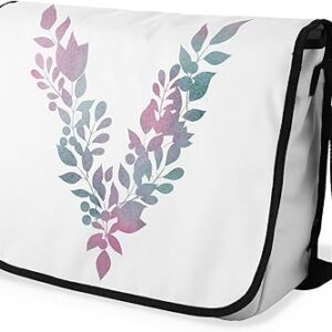 شنطة ماسنجر مدرسية مطبوعة رقمية بحزام اسود للبنات والاولاد من لو جاردين دو لين، شنطة ماسنجر للطلاب، شنط كتف مقاس 29 × 36 سم