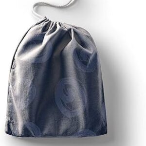 بوناميزون شنطة منتجات قطنية مطبوعة مع رباط، شنطة بقالة قابلة لاعادة الاستخدام، اكياس صديقة للبيئة وقابلة للتحلل البيولوجي، شنطة سفر، شنط تسوق، صديقة للبيئة، قابلة للطي، المقاس: 12×15 سم، قماش