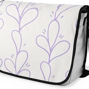 شنطة ماسنجر مدرسية مطبوعة رقمية بحزام اسود للبنات والاولاد من لو جاردين دو لين، شنطة ماسنجر للطلاب، شنط كتف مقاس 29 × 36 سم