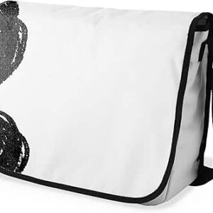 شنطة ماسنجر مدرسية مطبوعة رقمية بحزام اسود للبنات والاولاد من لو جاردين دو لين، شنطة ماسنجر للطلاب، شنط كتف مقاس 29 × 36 سم