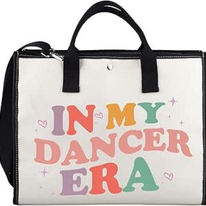 شنطة يد كبيرة توت قماشية للرقص من زيانفا، هدية لمحبي الرقص والام، هدية راقصة للفتيات والمعلمة والمعلمة والراقصات