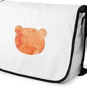 بوناميزون شنطة ماسنجر مدرسية مطبوعة رقميا مع حزام اسود للطلاب، شنطة كروس وشنطة ساعي، شنطة كتف للمدرسة، العودة الى المدرسة، المقاس: 29 × 36 سم