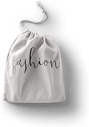 بوناميزون شنطة منتجات قطنية مطبوعة مع رباط، شنطة بقالة قابلة لاعادة الاستخدام، اكياس صديقة للبيئة وقابلة للتحلل البيولوجي، شنطة سفر، شنط تسوق، صديقة للبيئة، قابلة للطي، المقاس: 20×30 سم