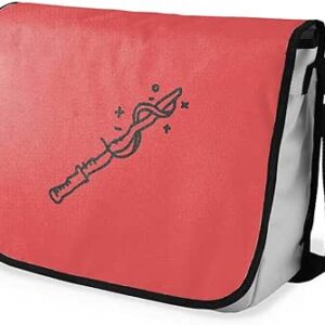 بوناميزون شنطة ماسنجر مدرسية مطبوعة رقميا للطلاب، شنطة كروس بودي وشنطة ساعي، شنطة كتف للمدرسة، العودة الى المدرسة، المقاس: 29 × 36 سم، ألوان متعددة