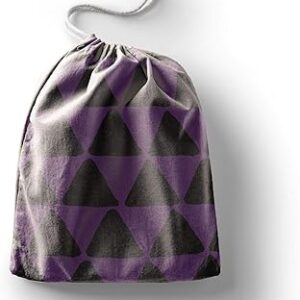 بوناميزون شنطة منتجات قطنية مطبوعة مع رباط، شنطة بقالة قابلة لاعادة الاستخدام، اكياس صديقة للبيئة وقابلة للتحلل البيولوجي، شنطة سفر، شنط تسوق، صديقة للبيئة، قابلة للطي، المقاس: 12×15 سم، قماش