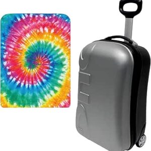 شنطة سفر بعجلات من ويل هوم موبيلياري اند ديكوراشن مقاس 20 انش مع حافظة واقية من الفلور، مزودة بعجلات ملونة مقاس 20 انش مع حافظة واقية، أكريلونيتريل بوتادين ستايرين (ABS)