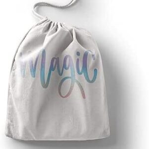 بوناميزون شنطة منتجات قطنية مطبوعة مع رباط، شنطة بقالة قابلة لاعادة الاستخدام، اكياس صديقة للبيئة وقابلة للتحلل البيولوجي، شنطة سفر، شنط تسوق، صديقة للبيئة، قابلة للطي، المقاس: 12×15 سم