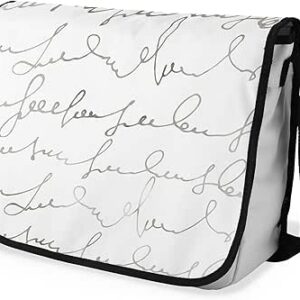 شنطة ماسنجر مدرسية مطبوعة رقمية بحزام اسود للبنات والاولاد من لو جاردين دو لين، شنطة ماسنجر للطلاب، شنط كتف مقاس 29 × 36 سم