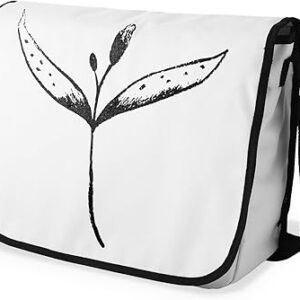 شنطة ماسنجر مدرسية مطبوعة رقمية بحزام اسود للبنات والاولاد من لو جاردين دو لين، شنطة ماسنجر للطلاب، شنط كتف مقاس 29 × 36 سم