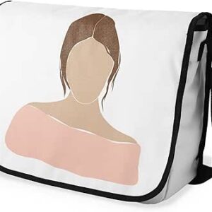 شنطة ماسنجر مدرسية مطبوعة رقمية بحزام اسود للبنات والاولاد من لو جاردين دو لين، شنطة ماسنجر للطلاب، شنط كتف مقاس 29 × 36 سم