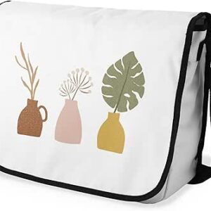 بوناميزون شنطة ماسنجر مدرسية مطبوعة رقميا مع حزام اسود للطلاب، شنطة كروس وشنطة ساعي، شنطة كتف للمدرسة، العودة الى المدرسة، المقاس: 29 × 36 سم