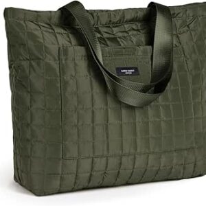 شنطة توت للنساء، حقائب كبيرة توت عصرية للسفر، شنطة يد كبيرة للنساء، شنطة يد كبيرة توتس للعمل وصالة الالعاب الرياضية، حقائب كبيرة توتس للعطلات الصيفية والشاطئ للسيدات والفتيات, ارمي جرين