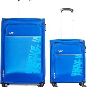 شنط بعجلات 4 واط من رومبا مقاس 20/28 انش (E) لون ازرق، من سكاي باجز، بولي بروبيلين (PP)