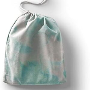 بوناميزون شنطة منتجات قطنية مطبوعة مع رباط، شنطة بقالة قابلة لاعادة الاستخدام، اكياس صديقة للبيئة وقابلة للتحلل البيولوجي، شنطة سفر، شنط تسوق، صديقة للبيئة، قابلة للطي، المقاس: 12×15 سم، لوحة قماشية