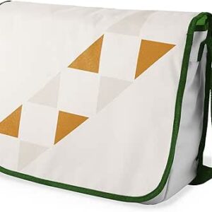 شنطة ماسنجر مدرسية مطبوعة رقميا مع احزمة كاكي للبنات والاولاد من لو جاردين دو لين، شنطة ماسنجر للطلاب، شنط كتف مقاس 29 × 36 سم