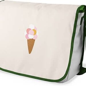 بوناميزون شنطة ماسنجر مدرسية مطبوعة رقميا مع حزام كاكي للطلاب، شنطة كروس وشنطة ساعي، شنطة كتف للمدرسة، العودة الى المدرسة، المقاس: 29 × 36 سم، ألوان متعددة