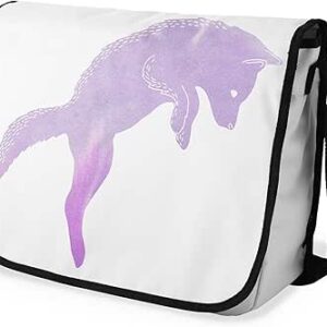 بوناميزون شنطة ماسنجر مدرسية مطبوعة رقميا مع حزام اسود للطلاب، شنطة كروس وشنطة ساعي، شنطة كتف للمدرسة، العودة الى المدرسة، المقاس: 29 × 36 سم