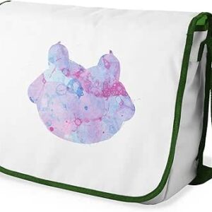 شنطة ماسنجر مدرسية مطبوعة رقميا مع احزمة كاكي للبنات والاولاد من لو جاردين دو لين، شنطة ماسنجر للطلاب، شنط كتف مقاس 29 × 36 سم