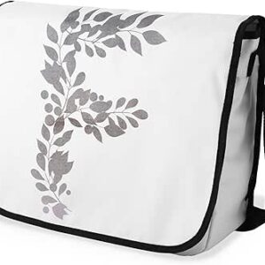 بوناميزون شنطة ماسنجر مدرسية مطبوعة رقميا مع حزام اسود للطلاب، شنطة كروس وشنطة ساعي، شنطة كتف للمدرسة، العودة الى المدرسة، المقاس: 29 × 36 سم