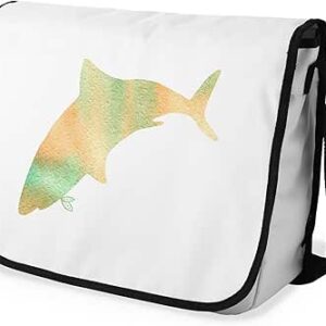 بوناميزون شنطة ماسنجر مدرسية مطبوعة رقميا مع حزام اسود للطلاب، شنطة كروس وشنطة ساعي، شنطة كتف للمدرسة، العودة الى المدرسة، المقاس: 29 × 36 سم