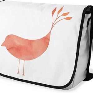 شنطة ماسنجر مدرسية مطبوعة رقمية بحزام اسود للبنات والاولاد من لو جاردين دو لين، شنطة ماسنجر للطلاب، شنط كتف مقاس 29 × 36 سم