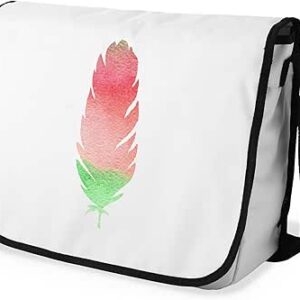 بوناميزون شنطة ماسنجر مدرسية مطبوعة رقميا مع حزام اسود للطلاب، شنطة كروس وشنطة ساعي، شنطة كتف للمدرسة، العودة الى المدرسة، المقاس: 29 × 36 سم