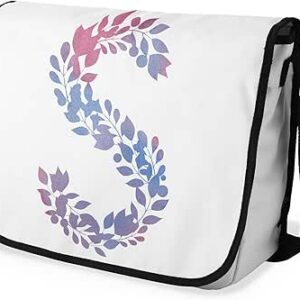 شنطة ماسنجر مدرسية مطبوعة رقمية بحزام اسود للبنات والاولاد من لو جاردين دو لين، شنطة ماسنجر للطلاب، شنط كتف مقاس 29 × 36 سم