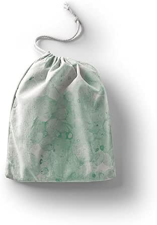 بوناميزون شنطة منتجات قطنية مطبوعة مع رباط، شنطة بقالة قابلة لاعادة الاستخدام، اكياس صديقة للبيئة وقابلة للتحلل البيولوجي، شنطة سفر، شنط تسوق، صديقة للبيئة، قابلة للطي، المقاس: 20×30 سم