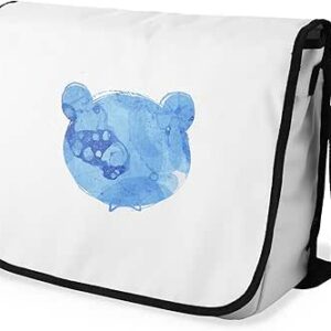 بوناميزون شنطة ماسنجر مدرسية مطبوعة رقميا مع حزام اسود للطلاب، شنطة كروس وشنطة ساعي، شنطة كتف للمدرسة، العودة الى المدرسة، المقاس: 29 × 36 سم