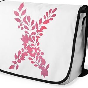 بوناميزون شنطة ماسنجر مدرسية مطبوعة رقميا مع حزام اسود للطلاب، شنطة كروس وشنطة ساعي، شنطة كتف للمدرسة، العودة الى المدرسة، المقاس: 29 × 36 سم