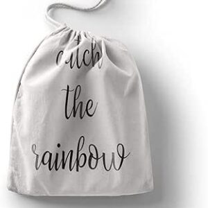 بوناميزون شنطة منتجات قطنية مطبوعة مع رباط، شنطة بقالة قابلة لاعادة الاستخدام، اكياس صديقة للبيئة وقابلة للتحلل البيولوجي، شنطة سفر، شنط تسوق، صديقة للبيئة، قابلة للطي، المقاس: 12×15 سم