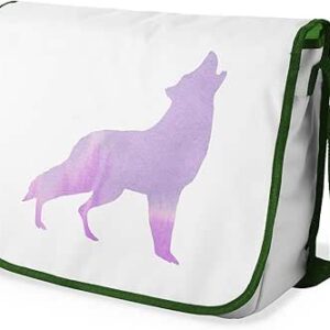 شنطة ماسنجر مدرسية مطبوعة رقميا مع احزمة كاكي للبنات والاولاد من لو جاردين دو لين، شنطة ماسنجر للطلاب، شنط كتف مقاس 29 × 36 سم