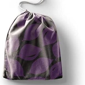 بوناميزون شنطة منتجات قطنية مطبوعة مع رباط، شنطة بقالة قابلة لاعادة الاستخدام، اكياس صديقة للبيئة وقابلة للتحلل البيولوجي، شنطة سفر، شنط تسوق، صديقة للبيئة، قابلة للطي، المقاس: 12×15 سم