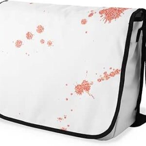 شنطة ماسنجر مدرسية مطبوعة رقمية بحزام اسود للبنات والاولاد من لو جاردين دو لين، شنطة ماسنجر للطلاب، شنط كتف مقاس 29 × 36 سم