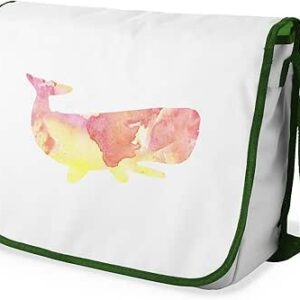 بوناميزون شنطة ماسنجر مدرسية مطبوعة رقميا مع حزام كاكي للطلاب، شنطة كروس وشنطة ساعي، شنطة كتف للمدرسة، العودة الى المدرسة، المقاس: 29 × 36 سم، ألوان متعددة