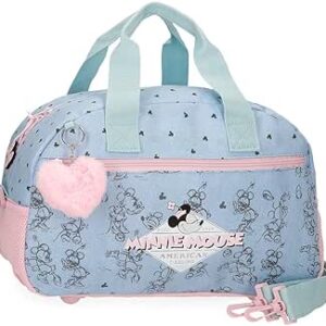 شنطة سفر ديزني ميني اميريكان دارلينج من جوما لون ازرق مقاس 40 × 25 18 سم البوليستر سعة لتر
