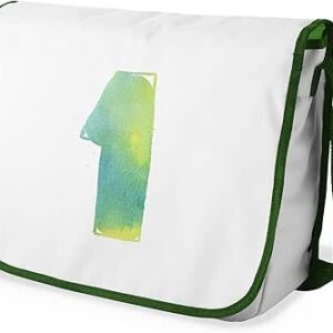 شنطة ماسنجر مدرسية مطبوعة رقميا مع احزمة كاكي للبنات والاولاد من لو جاردين دو لين، شنطة ماسنجر للطلاب، شنط كتف مقاس 29 × 36 سم