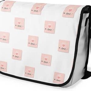 شنطة ماسنجر مدرسية مطبوعة رقمية بحزام اسود للبنات والاولاد من لو جاردين دو لين، شنطة ماسنجر للطلاب، شنط كتف مقاس 29 × 36 سم