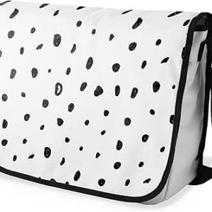 شنطة ماسنجر مدرسية مطبوعة رقمية بحزام اسود للبنات والاولاد من لو جاردين دو لين، شنطة ماسنجر للطلاب، شنط كتف مقاس 29 × 36 سم