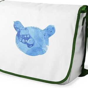 بونامايسون حقيبة مدرسية رسول مطبوعة رقميًا مع حزام كاكي للطلاب ، حقيبة كروس بودي ، حقيبة ساعي ، حقيبة كتف للمدرسة، العودة إلى المدرسة، الحجم: 29 × 36 سم، ألوان متعددة