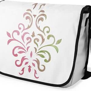 شنطة ماسنجر مدرسية مطبوعة رقمية بحزام اسود للبنات والاولاد من لو جاردين دو لين، شنطة ماسنجر للطلاب، شنط كتف مقاس 29 × 36 سم