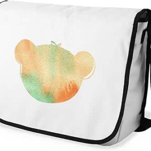 بوناميزون شنطة ماسنجر مدرسية مطبوعة رقميا مع حزام اسود للطلاب، شنطة كروس وشنطة ساعي، شنطة كتف للمدرسة، العودة الى المدرسة، المقاس: 29 × 36 سم