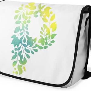 بوناميزون شنطة ماسنجر مدرسية مطبوعة رقميا مع حزام اسود للطلاب، شنطة كروس وشنطة ساعي، شنطة كتف للمدرسة، العودة الى المدرسة، المقاس: 29 × 36 سم