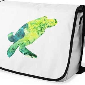 بوناميزون شنطة ماسنجر مدرسية مطبوعة رقميا مع حزام اسود للطلاب، شنطة كروس وشنطة ساعي، شنطة كتف للمدرسة، العودة الى المدرسة، المقاس: 29 × 36 سم