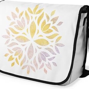 شنطة ماسنجر مدرسية مطبوعة رقمية بحزام اسود للبنات والاولاد من لو جاردين دو لين، شنطة ماسنجر للطلاب، شنط كتف مقاس 29 × 36 سم